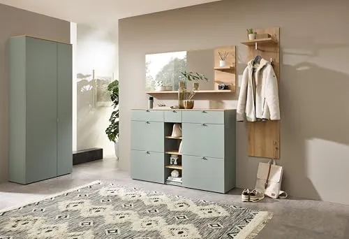 BARI Flurgarderoben Set in Schilfgrün in grün von Stella Trading