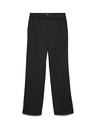 VERO MODA VMMAYA Hose für Damen - Stylische gerade geschnittene Jeans mit mittlerer Taille, ideal für den Alltag, gefertigt aus einem bequemen Materialmix für optimalen Tragekomfort.