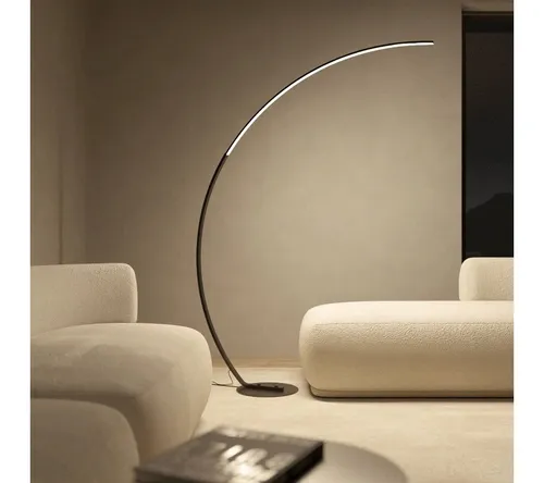Neona LED Stehlampe ICARUS Schwarz - Warmweißes Licht, dimmbar - Standleuchte mit elegantem Design und 170 cm Höhe, ideal für stimmungsvolle Beleuchtung und Leselicht. Langlebige LED-Technologie mit über 50.000 Stunden Lebensdauer.