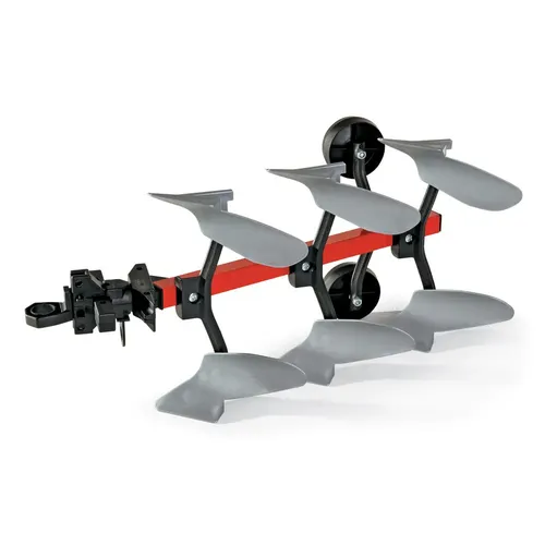 rollyToys Pflug, rot - Tretfahrzeug für Kinder, ideal für kreative Spielstunden im Freien, fördert die Motorik und macht Spaß!