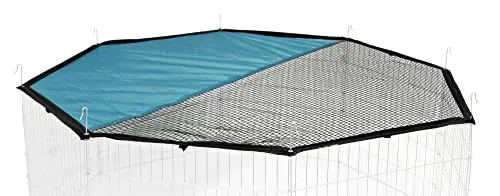 Kerbl Pet Sonnenschutz, Abdecknetz für Freigehege mit 8 Gitterelemente á 57x56 cm (Art. Nr. 82708), Ø 143 cm