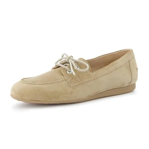 Paul Green 1136 BEIGE Gr. 39 - Elegante Damen-Schnürhalbschuhe - Damen-Schnürhalbschuhe aus hochwertigem Veloursleder mit Lederfutter für optimalen Tragekomfort und stilvolles Design.