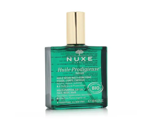 Nuxe Huile Prodigieuse Neroli 100 ml - Vielseitiges Pflegeöl - Ganzkörperpflege mit nährenden Pflanzenölen, ideal zur Hydratation und Pflege von Haut und Haar für ein strahlendes Aussehen.