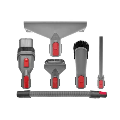 Neutop Zubehör-Werkzeugset Aufsatz-Set mit Verlängerungsschlauch, kompatibel mit Dyson V8 V7 V10 V11 SV10 SV11 V15 kabellosen Staubsaugern, Schnellverschluss-Zubehör (6-in-1).