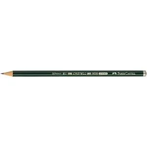 FABER-CASTELL 119802 - Bleistift Castell Steno 9008, Härtegrad 2B, umweltfreundlich lackiert und ideal für Kurzschrift