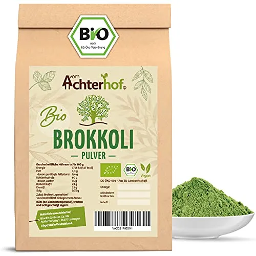 Brokkoli Pulver BIO (100g) aus deutschem Anbau schonend vermahlen vom-Achterhof
