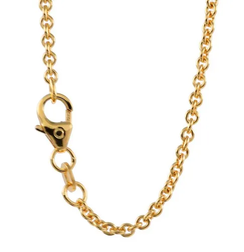 HOPLO Goldkette Goldkette Ankerkette Länge 80cm - Breite 2,0mm - 585-14 Karat Gold, Made in Germany