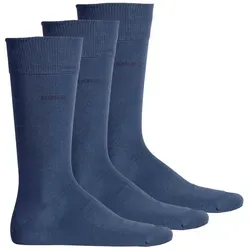 BOSS Herren Socken, 3er Pack - 3P RS Uni Colors CC, Finest Soft Cotton, Baumwoll-Mix Blau 39-42