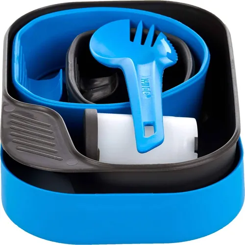 Camp-a-box Complete - Essgeschirr lightblue