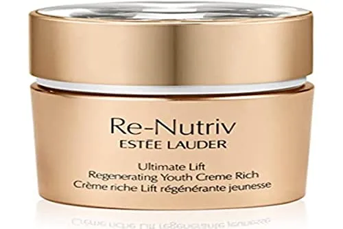 Estee Lauder Re-Nutriv Ultimate Lift Regenerating Youth Creme Rich 50ml - Reichhaltige Anti-Aging Pflege für reife Haut, mit 24 Karat Gold und Südseeperlen für jugendliche Leuchtkraft
