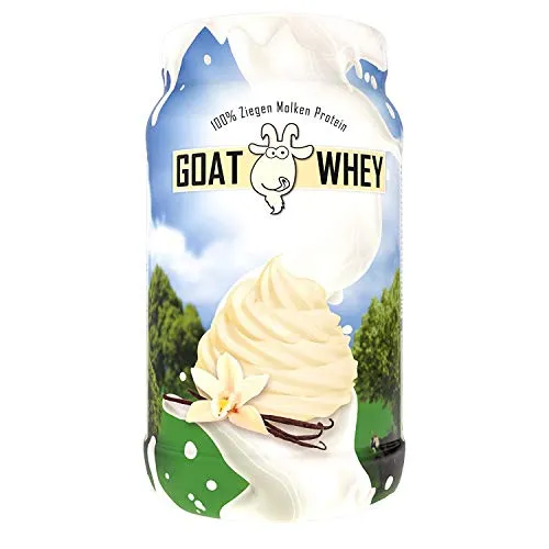 LSP Goat Whey Protein, 600g Vanille - Protein Shakes & Muskelaufbau, hochwertiges Ziegenmilchprotein für optimale Muskelregeneration und unvergleichlichen Geschmack.