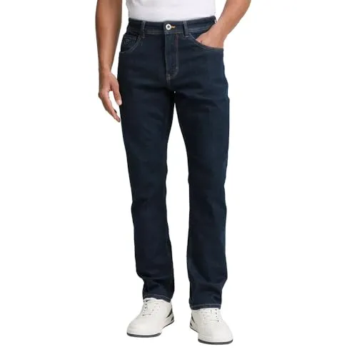 Slim-fit-Jeans TOM TAILOR für Herren, Gr. 34, Länge 30, blau - Modische Slim-fit-Jeans im Five-Pocket Style, ideal für vielseitige Looks. Pflegeleicht und langlebig dank hochwertigem Denim-Material. Perfekt für jeden Anlass!