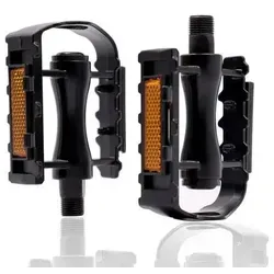 Fahrradpedale mit Anti-Rutsch und Reflektoren – 1 Paar Aluminium MTB Pedale