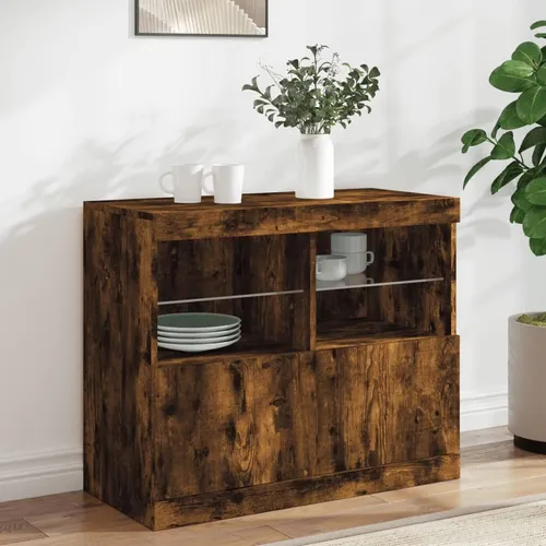 vidaXL Sideboard mit LED-Beleuchtung
