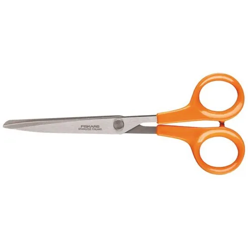 Fiskars 1000816 Haushaltsschere 170mm - Linkshänder & Rechtshänder - Küchenschere für präzises Schneiden, ergonomisches Design und scharfe Klingen für müheloses Arbeiten in der Küche.