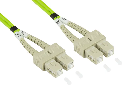 Patchkabel LWL Duplex OM5 (Multimode, 50/125) SC/SC, LSZH, 2m, Good Connections®