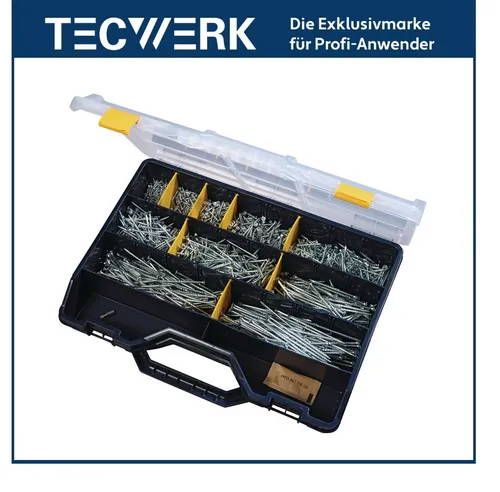 TECWERK Sortimentskoffer Stahl verzinkt