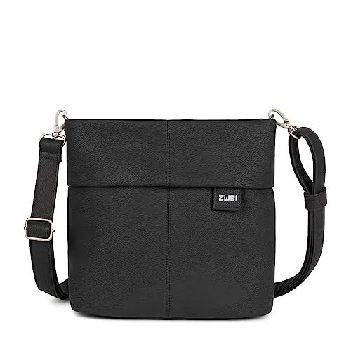 Zwei Damen Handtasche Mademoiselle.M M8 Crossbody Bag - Umhängetasche aus hochwertigem Kunstleder mit Geheimfach, ideal für stilvolle Aufbewahrung und vielseitige Tragemöglichkeiten dank abnehmbarer Schultergurte.