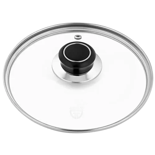 GRÄWE Glasdeckel mit Edelstahlring Ø 18 cm von GRÄWE