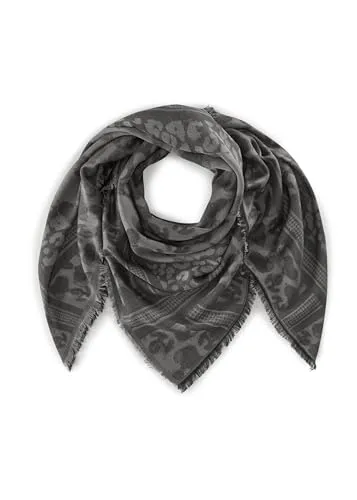 Edles Peanuts Tuch aus Modal und Baumwolle in schwarz von CODELLO