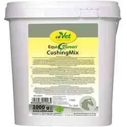 Equigreen CushingMix Pulver für Pferde 2 kg - Nahrungsergänzungsmittel für Pferde, unterstützt die Gesundheit bei Cushing-Erkrankungen und sorgt für ein besseres Wohlbefinden.