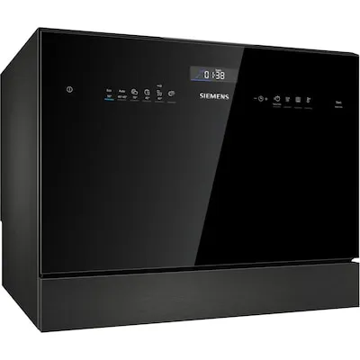 Siemens SK25IB00TE iQ500 Kompakt-Geschirrspüler 55 cm – Schwarz