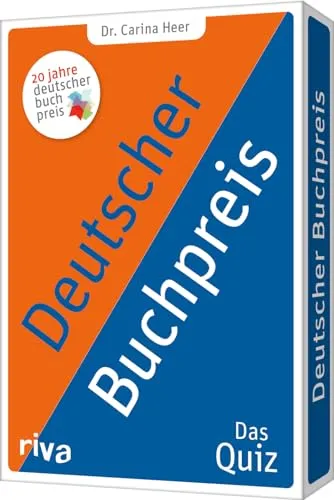 Deutscher Buchpreis – Das Quiz: Zum 20-jährigen Jubiläum des Romans des Jahres. Kartenspiel mit über 140 Fragen und Antworten. Geschenk für alle Buchliebhaber und Literaturfreunde
