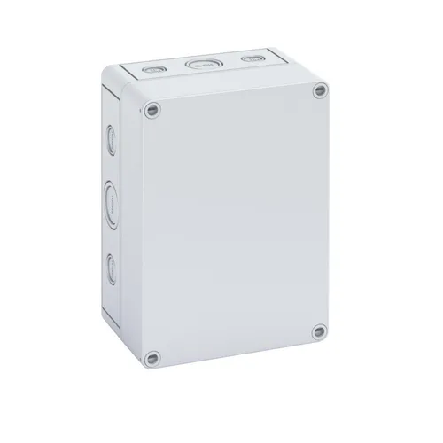 Spelsberg TK PC 1813-8f-m Leergehäuse, IP66 - Robustes Gehäuse für höchste Ansprüche - Abzweigkästen & Verbindungsdosen - IP66 Leergehäuse aus glasfaserverstärktem Polycarbonat, ideal für den Einsatz in anspruchsvollen Umgebungen.