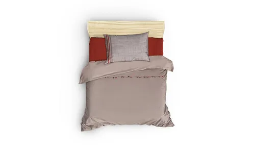 Ranforce Einzelbettbezug Set – 100% Baumwolle für besonderen Komfort - Zierkissen aus 100% Baumwolle, Größe: 160 x 220 cm, pflegeleicht und maschinenwaschbar. Ideal für eine stilvolle und gemütliche Wohnatmosphäre.