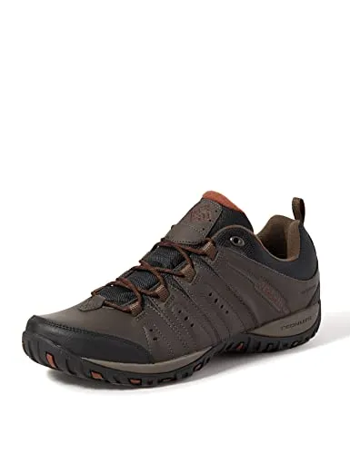 Columbia Woodburn II WP wasserdichte Wanderschuhe für Herren, Braun (Cordovan x Cinnamon), 50 EU
