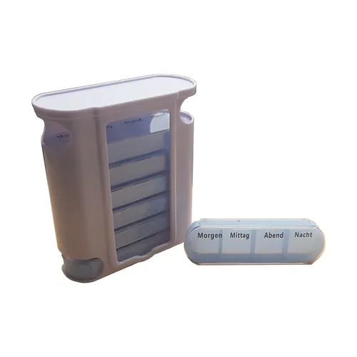 Pillenbox Tablettenbox Pillendose Tage Medikamentenbox Pillenturm Tablettendose