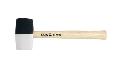 Młotek gumowy czarno-biały 250g YATO 5906083946011 von YATO