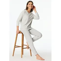 Schiesser Damen Schlafanzug lang Frottee