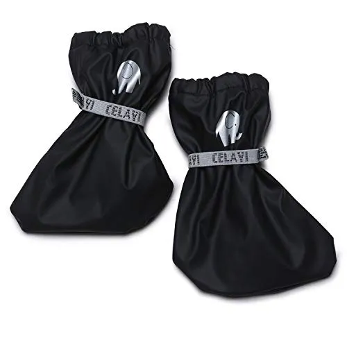 Celavi Unisex Celavi Padded Pu-FootiesCeLaVi Padded PU-Footies, Schwarz, 0= 6-12M