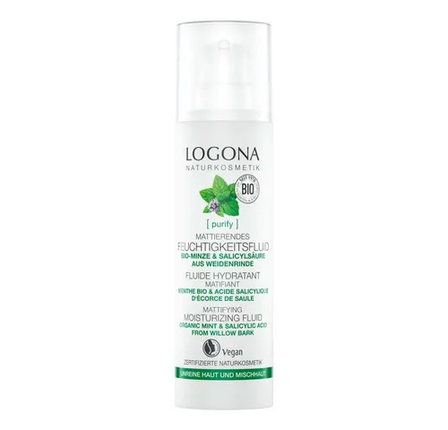 LOGONA Gesichtsfluid Purify - Feuchtigkeitsfluid 30ml