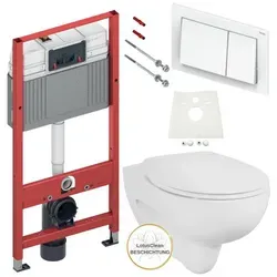 TECE Vorwandelement WC Set mit Geberit Betätigungsplatte