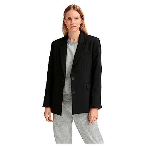 SELECTED FEMME Damen SLFRITA LS Classic Black B NOOS Blazer, 36