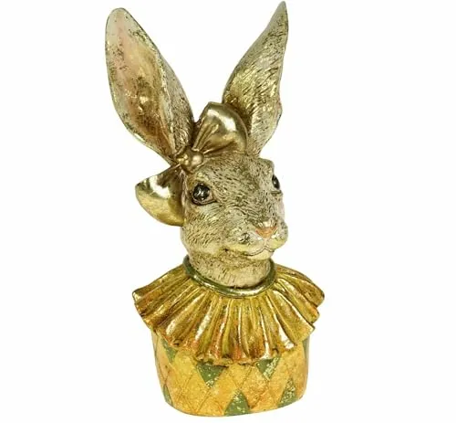 Werner Voß Hasen Büste Kopf in gelb von Werner Voss GmbH