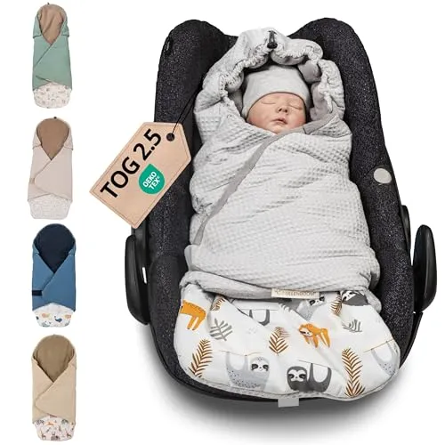 ULLENBOOM Einschlagdecke für die Babyschale von ULLENBOOM
