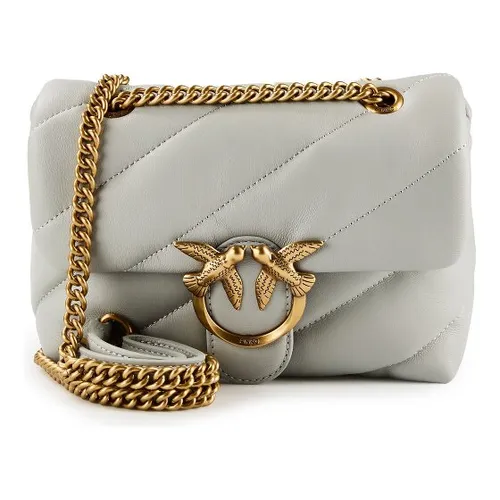 PINKO LOVE MINI PUFF CL SHEEP Grau - Stilvolle Handtasche - Elegante Handtasche aus hochwertigem Material, ideal für den täglichen Gebrauch. Verleiht jedem Outfit einen Hauch von Luxus.