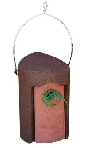 Naturschutzprodukt Nisthöhle Typ 1B mit Räuberschutz, 26 mm - Hochwertige Nisthöhle aus Holzbeton, ideal für Vögel. Mit Räuberschutz und traditionellem Design sorgt sie für sicheren Nistplatz und ist einfach aufzuhängen.