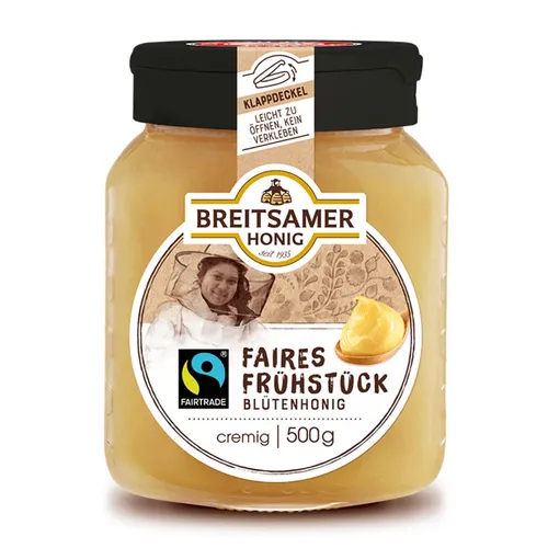 Breitsamer Fairtrade Honig cremig 500g