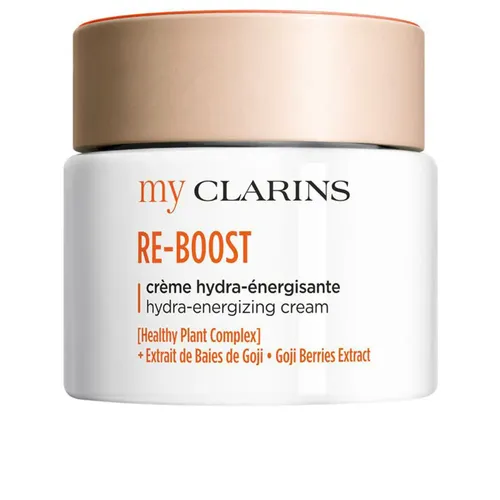 CLARINS myCLARINS Re-Boost Hydra-Energizing Cream 50 ml - Sonstige Gesichtspflegeartikel, täglicher Energieschub mit Bio-Kokoswasser und Alpenrose für strahlende, gut mit Feuchtigkeit versorgte Haut.