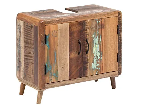 Woodkings® Bad Waschbeckenunterschrank Kalkutta von Woodkings