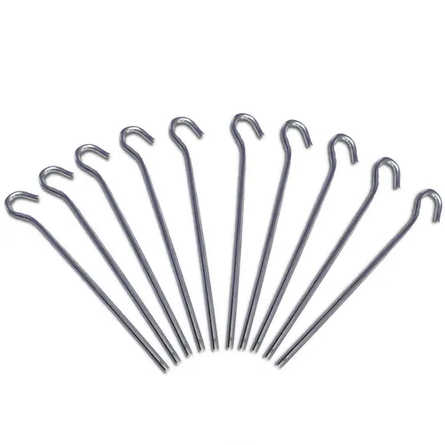 Alu Heringe 18 cm Felsnagel - Zelt Hering Erdnagel 5 mm Nägel 10 g leicht 10 x