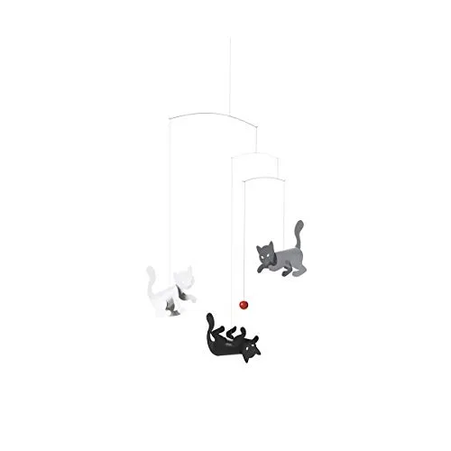 Flensted Mobile aus Folie, Mehrfarbig, 50 x 40 cm - Schönes Flensted Mobile aus Folie, leicht zusammensteckbar. Ideal als Geschenk zur Geburt oder Taufe. Handgefertigt in Dänemark, sorgt es für eine harmonische Raumgestaltung.