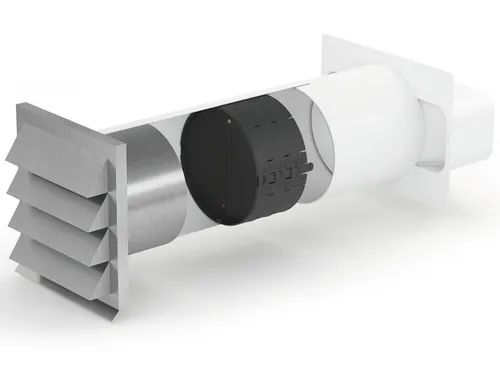 NABER E-Jal 150 Mauerkasten mit THERMOBOX - Dunstabzugshauben-Zubehör mit innovativem Wärmerückhaltesystem THERMOBOX für optimale Energieeffizienz und effektiven Insektenschutz.