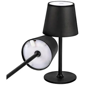 Idena LED Akku-Tischleuchte schwarz