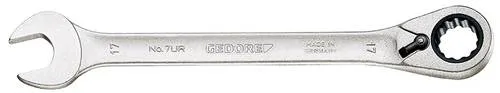 Gedore 2297302 7 UR - 13 Knarren-Ring-Maulschlüssel Schlüsselweite (Metrisch) 07 - 25 mm