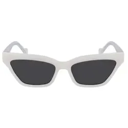 Liu Jo Damen-Sonnenbrille LJ781S in Grau/Beige, Größe 55 - Moderne Liu Jo Damen-Sonnenbrille mit UV-Schutz 400, ideal für Urlaub und Strand. Inklusive Brillenetui und Putztuch - perfekter Begleiter für sonnige Tage!